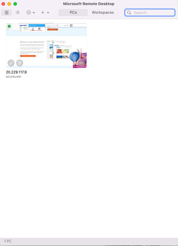[Azure] Remote Desktop 遠端桌面 - 想方涉法 - 量瓶外的天空 M-Y-Oceane